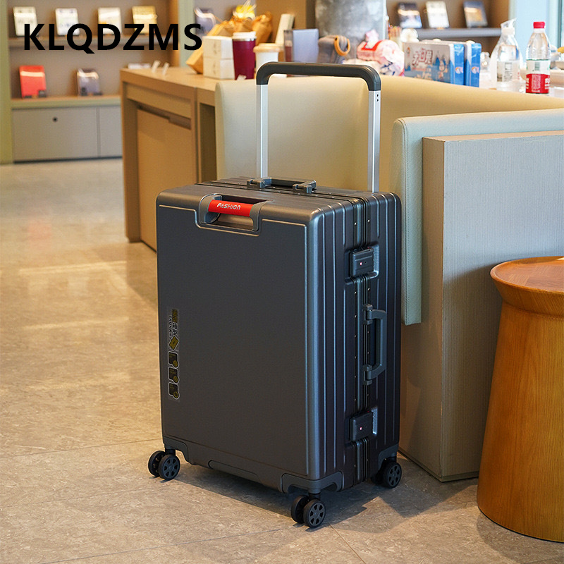 KLQDZMS Suitcase Aluminum Fram - Aluminum Frame Carry On Luggage 评论和价格