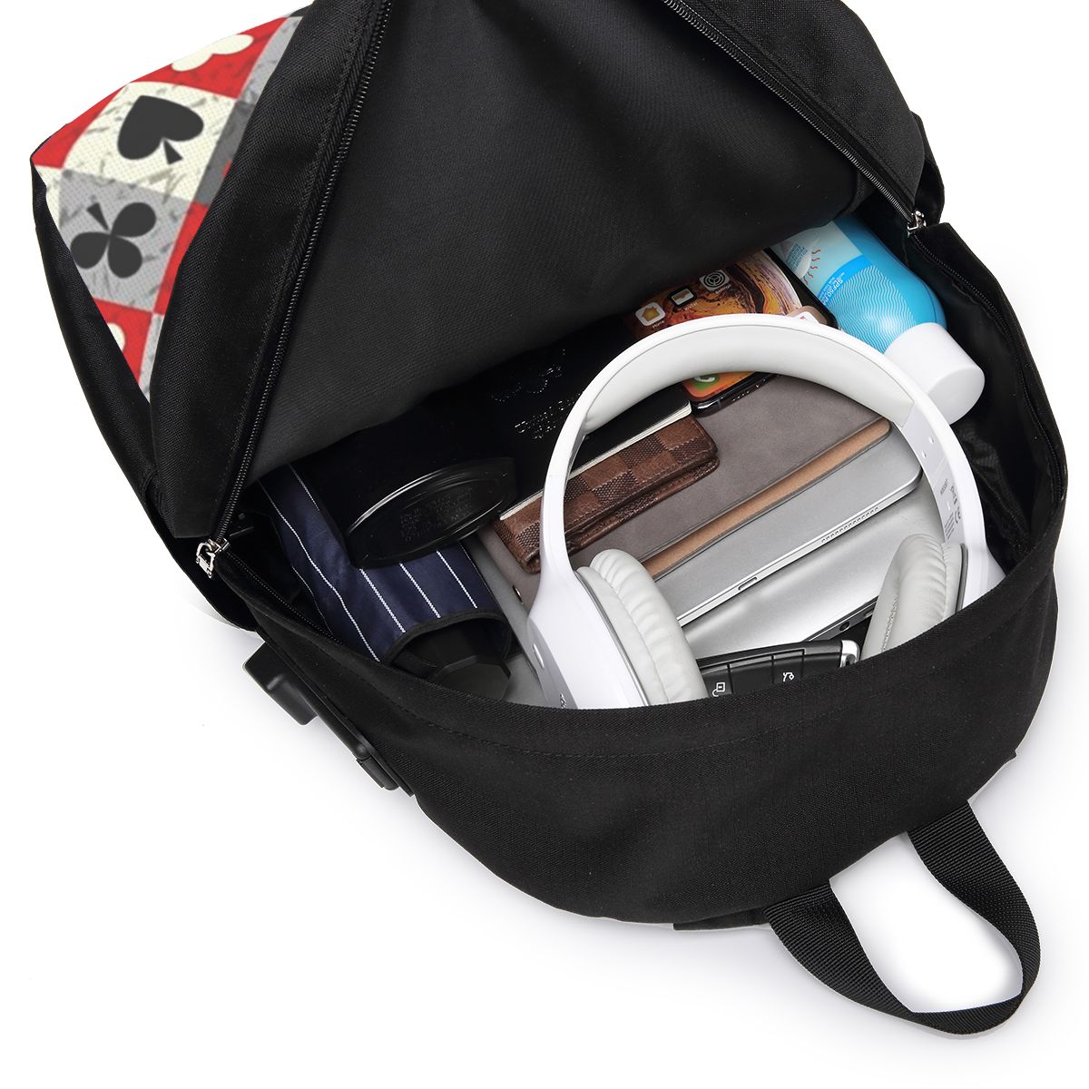 Playing Cards Poker Print Back - Travel Bags 评论和价格