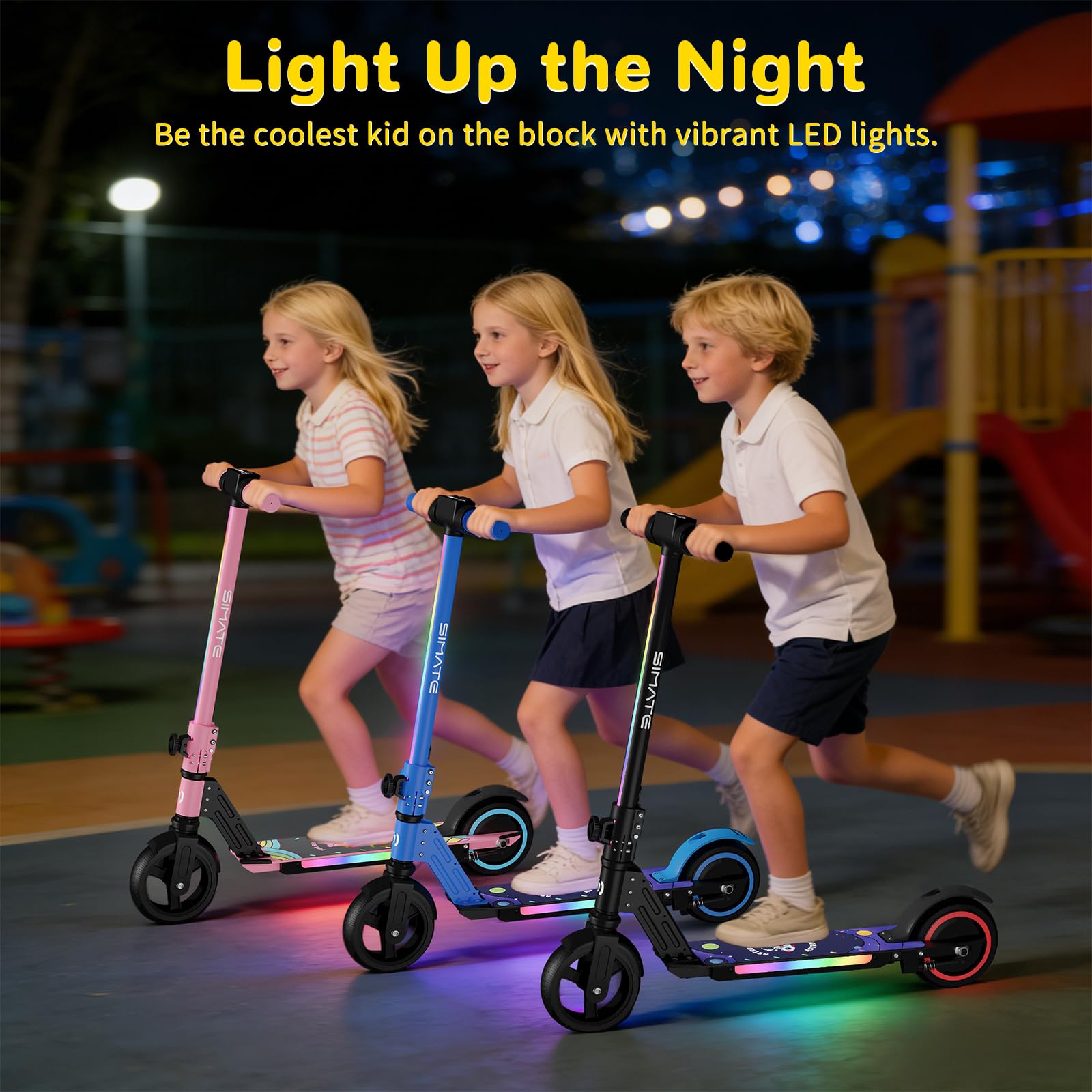 SIMATE Electric Scooter for Ki - Kids Ride On Suitcase Scooter 评论和价格