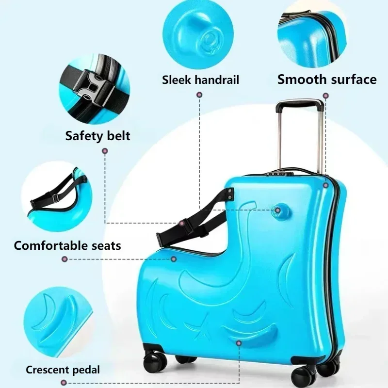 Kids Ride On Suitcase with Whe - Kids Ride On Suitcase Scooter 评论和价格