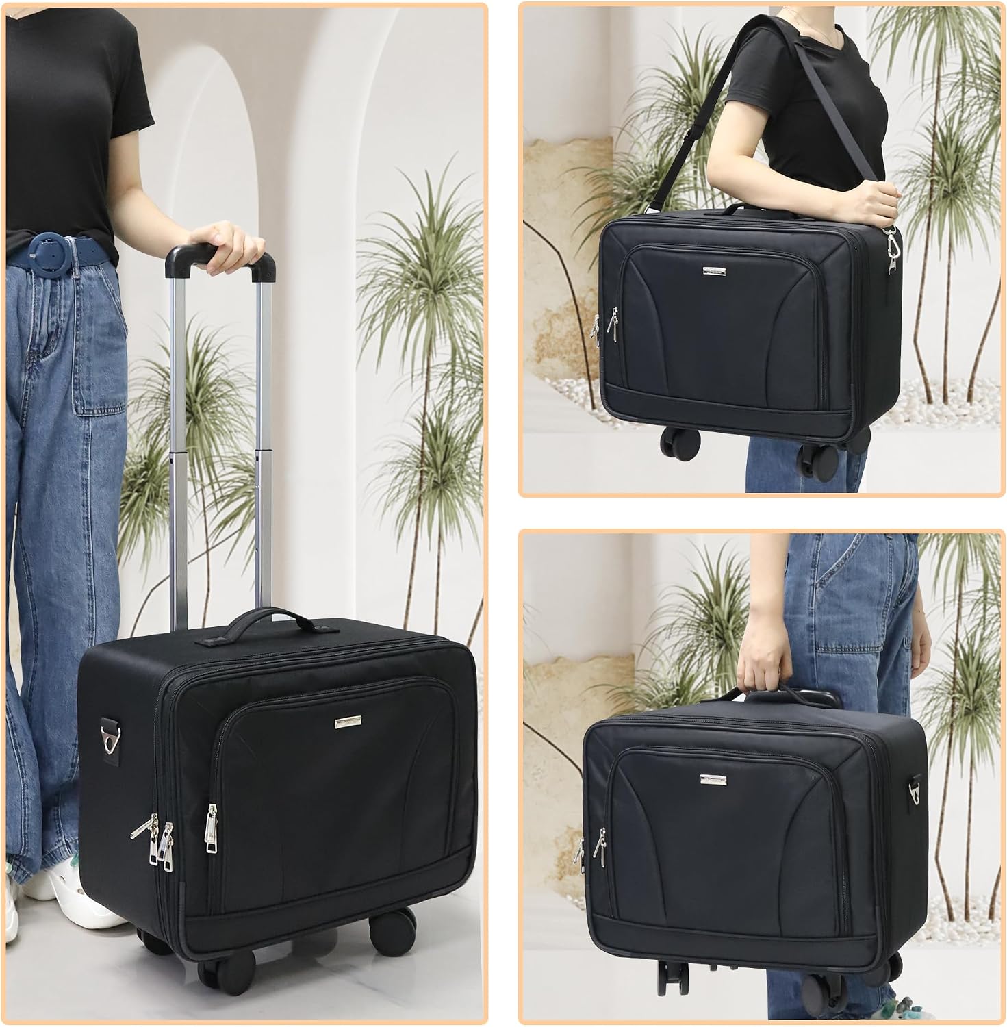 Extra Large Rolling Makeup Tra - Travel Bags 评论和价格