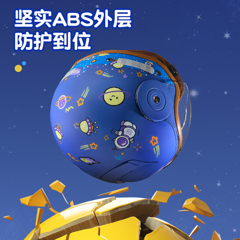 BYB Children Cartoon Helmet 3C - Kids Ride On Suitcase Scooter 评论和价格
