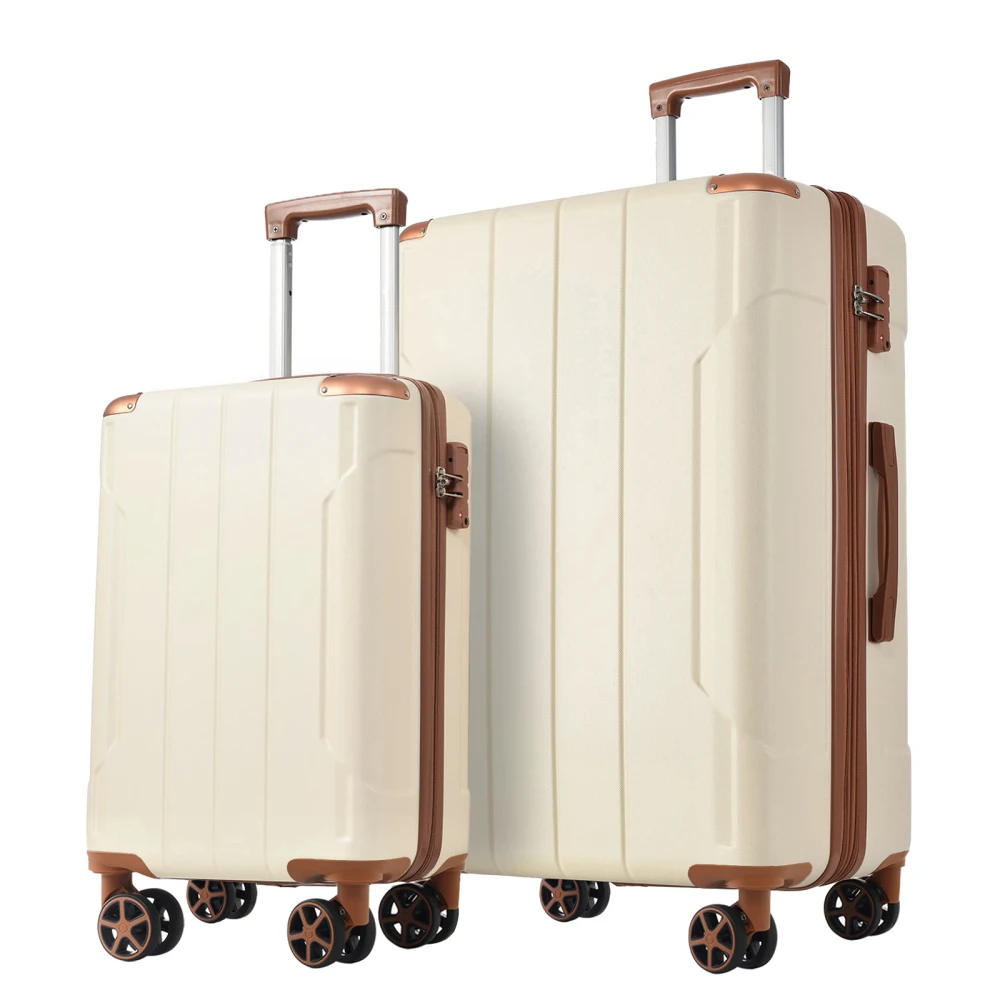Hardshell ABS Luggage Sets 2 P - Expandable Hard Shell Luggage Set 评论和价格