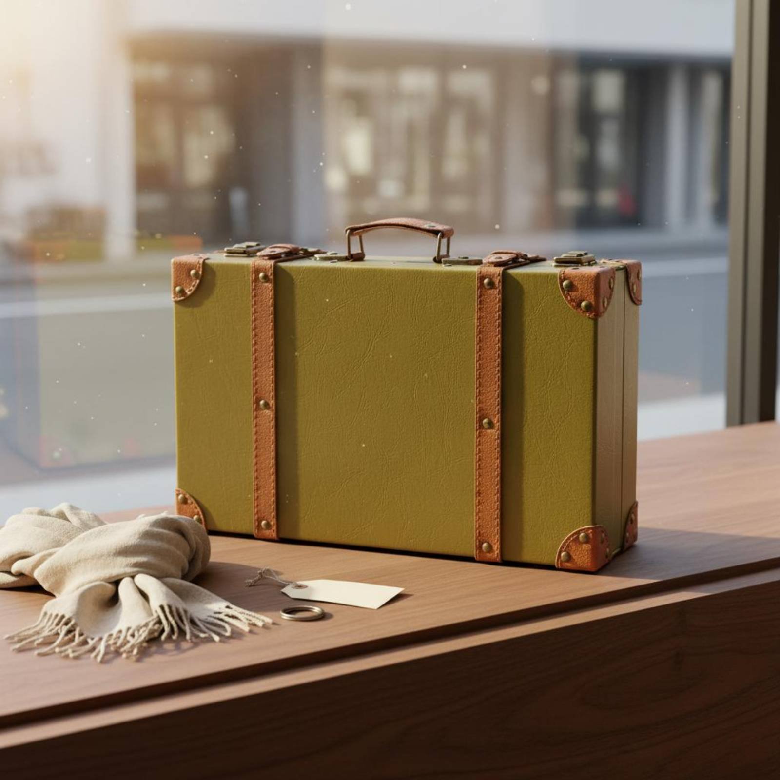 3 Pieces Vintage Suitcase Set  - Retro Vintage Trunk Suitcase 评论和价格