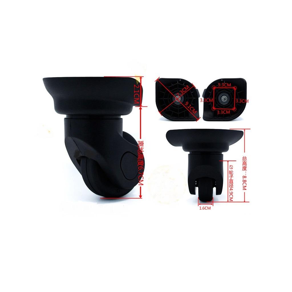 Suitcase Wheels 49mm PVC Doubl - Silent Replacement Luggage Wheels 评论和价格