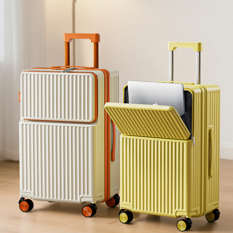 Stylish 20 24 inch Travel Suit - Front Opening Laptop Luggage 24 Inch 评论和价格