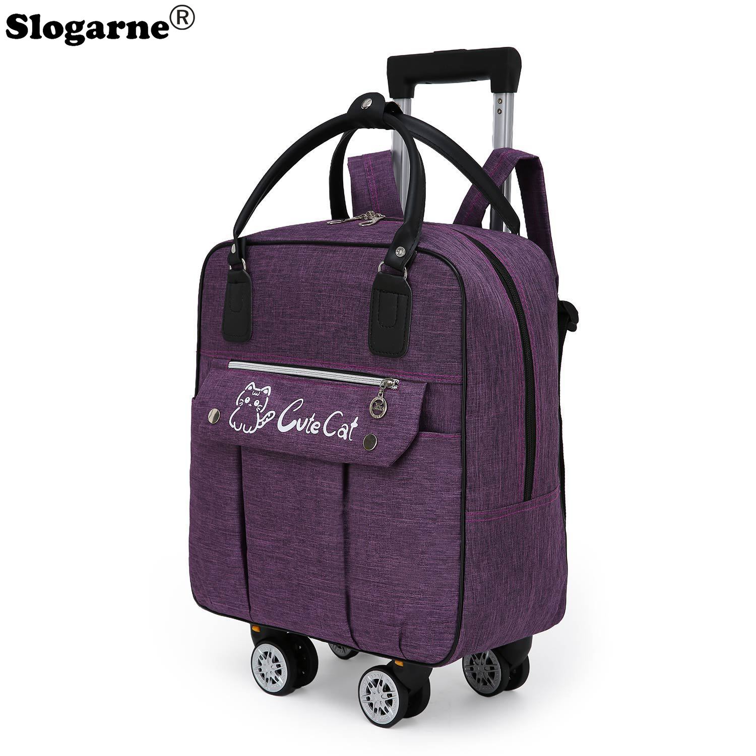 Trolley Large Capacity Travel  - Foldable Rolling Luggage Bag 评论和价格