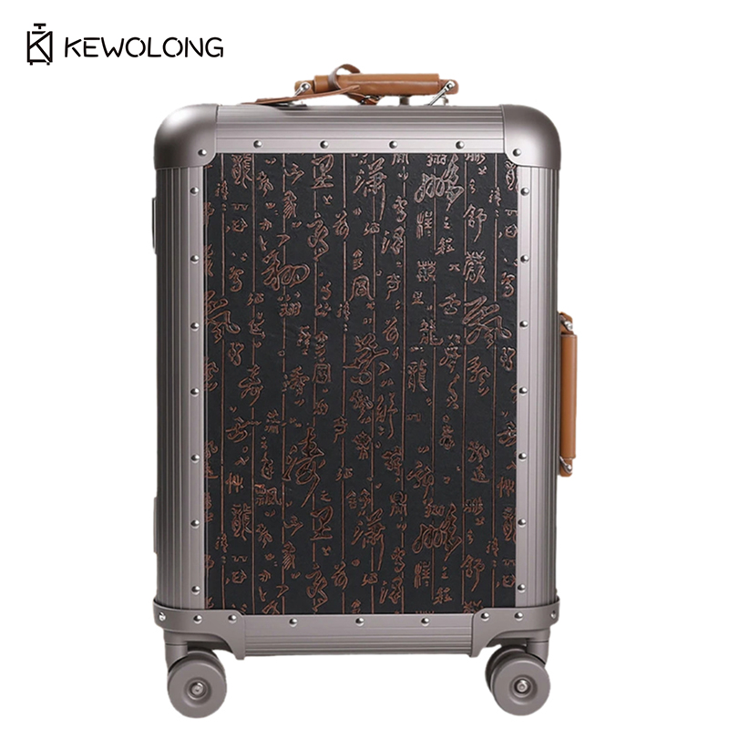 Full Aluminum Magnesium Alloy  - Spinner Wheel Rolling Suitcase 20 Inch 评论和价格