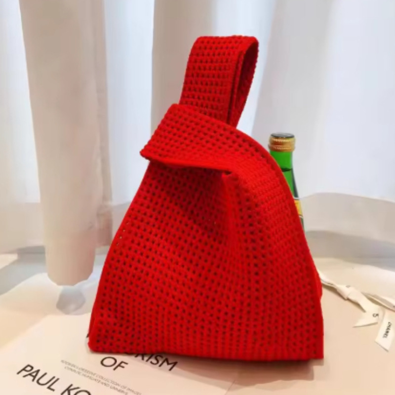 Women Beach Bag Hollow Knit Kn - Cosmetic Bags 评论和价格
