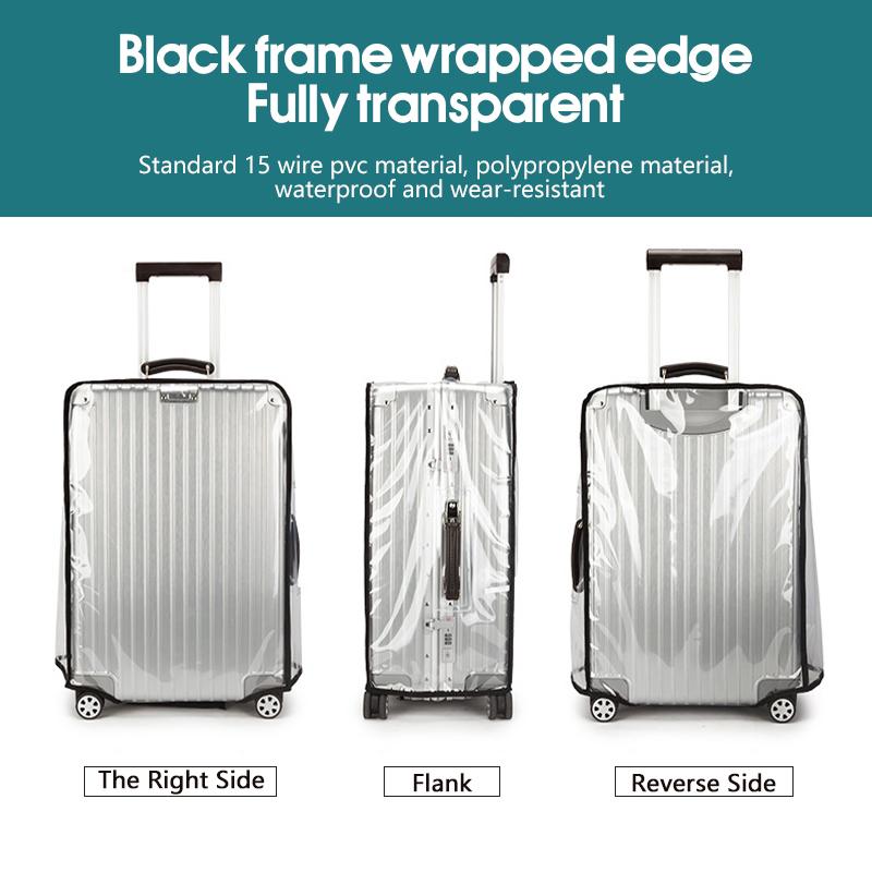 Hot Sale Travel Transparent Lu - Luggage Protective Cover Transparent 评论和价格