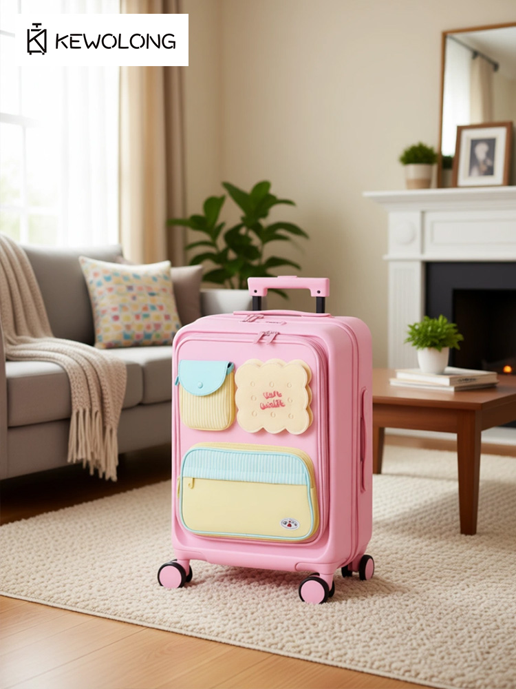 20 Inch Cute Front Opening Spi - Spinner Wheel Rolling Suitcase 20 Inch 评论和价格