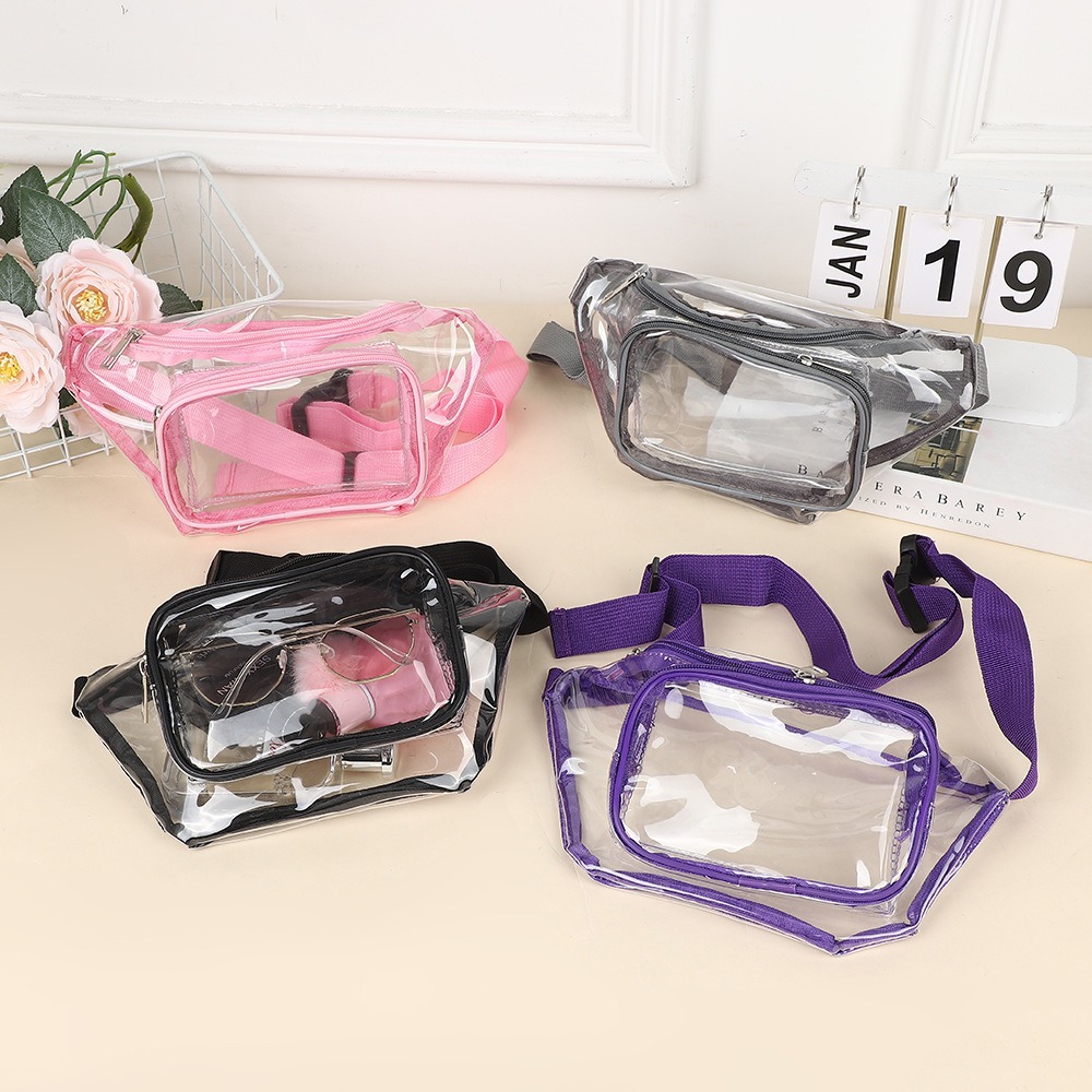 Clear Fanny Pack Transparent P - Handbags 评论和价格