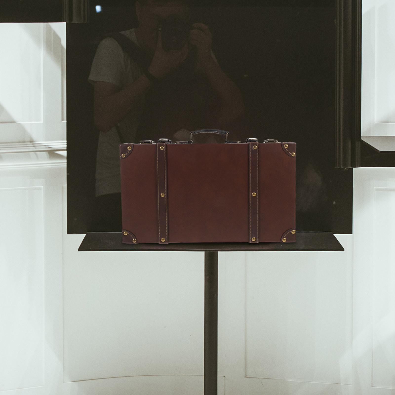 Vintage Style Trunk Suitcase B - Retro Vintage Trunk Suitcase 评论和价格