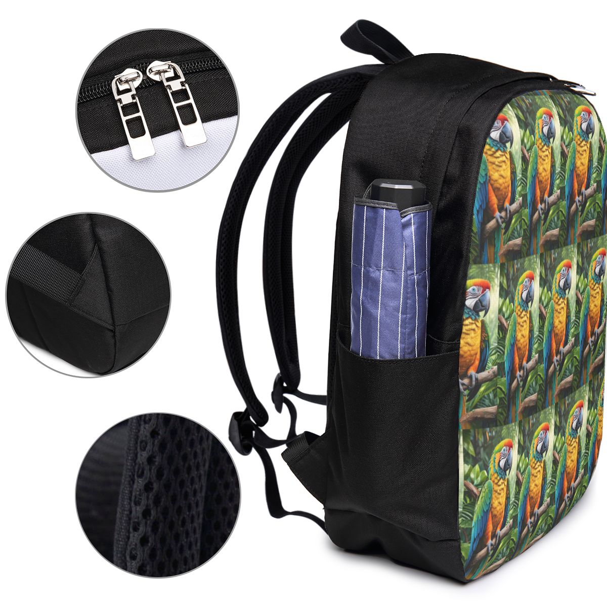 Cute Macaw Parrots Backpack Tr - Travel Bags 评论和价格