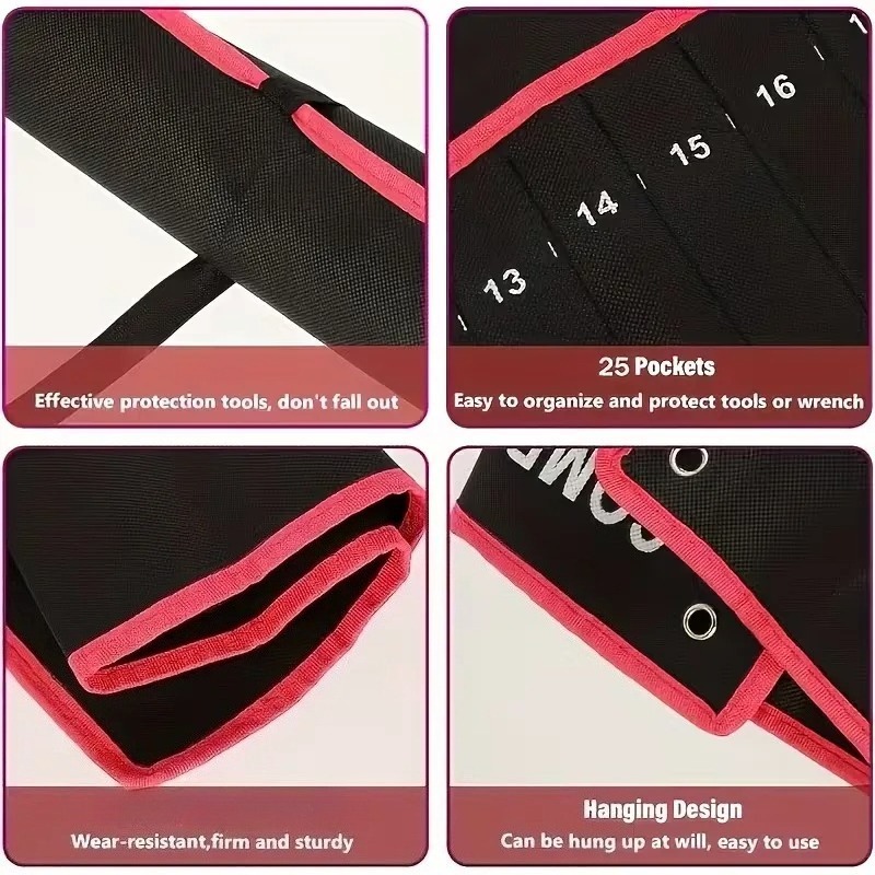 TINSOL 14-Pocket Tool Organize - Foldable Rolling Luggage Bag 评论和价格