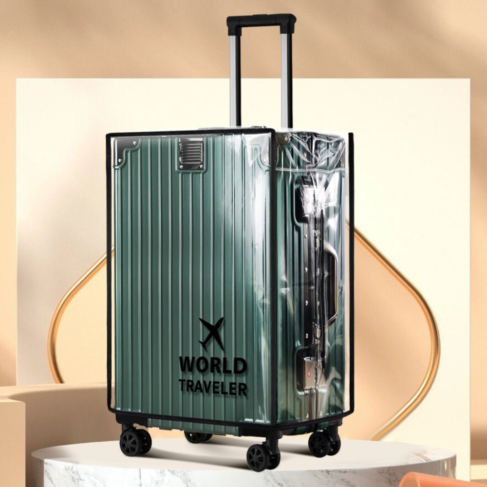 PVC Transparent Luggage Cover  - Waterproof Suitcase Cover Protector 评论和价格