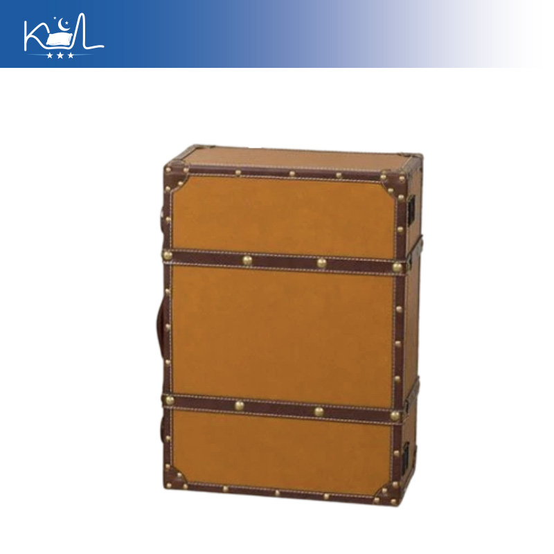 Vintage Orange Decorative Suit - Retro Vintage Trunk Suitcase 评论和价格