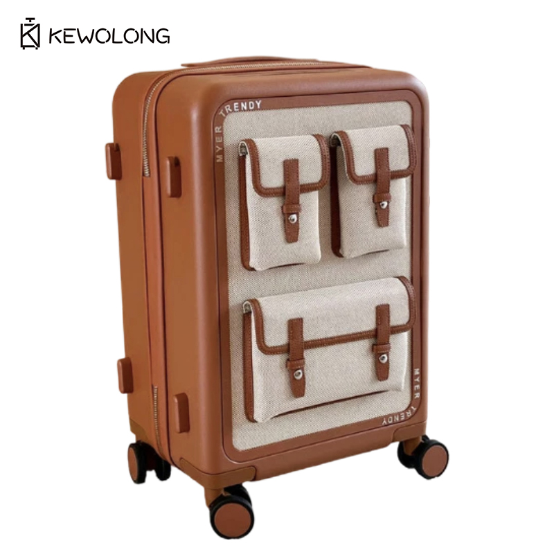 Vintage Canvas Spinner Suitcas - Spinner Wheel Rolling Suitcase 20 Inch 评论和价格