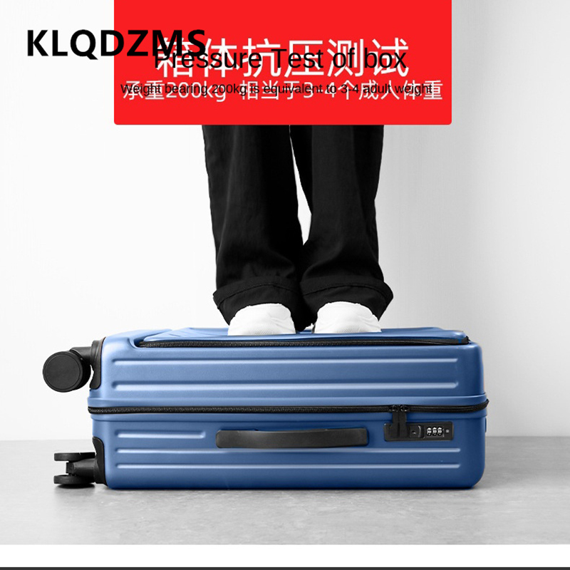 KLQDZMS 20 Inch Charging Suitc - Front Opening Laptop Luggage 24 Inch 评论和价格