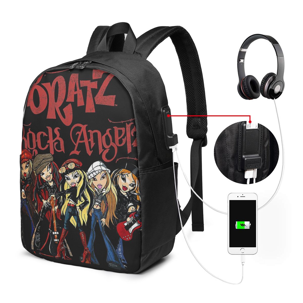 Bratz Rock Angelz Group Shot B - Travel Bags 评论和价格