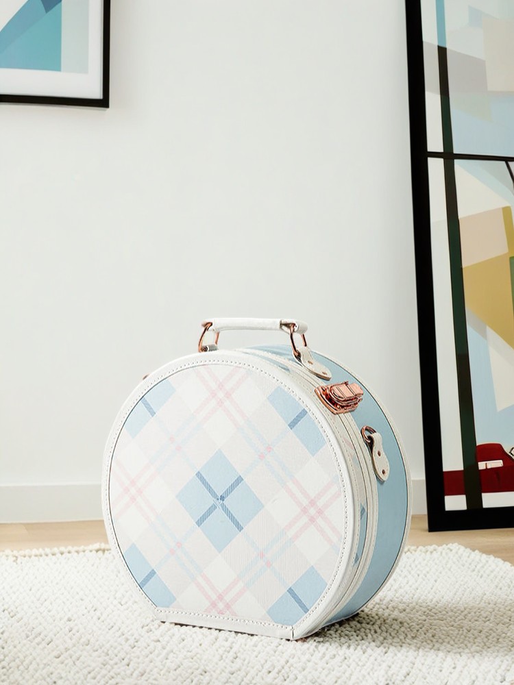 13 Inch Vintage Retro Leather  - Retro Vintage Trunk Suitcase 评论和价格