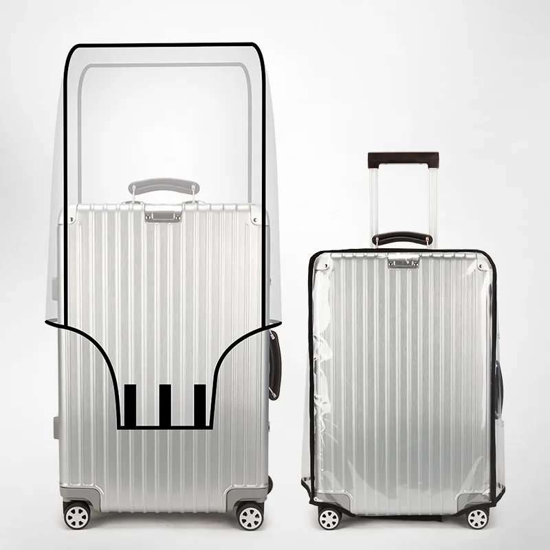 Transparent PVC Luggage Cover  - Luggage Protective Cover Transparent 评论和价格