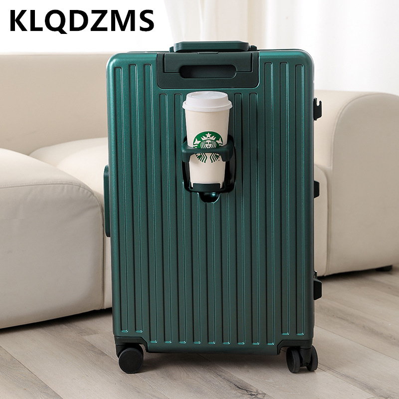KLQDZMS Handheld Travel Suitca - Front Opening Laptop Luggage 24 Inch 评论和价格